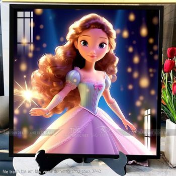 file tranh tre em khu vuon than tien cong chua 3942