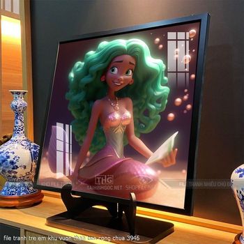 file tranh tre em khu vuon than tien cong chua 3946