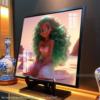 file tranh tre em khu vuon than tien cong chua 3947