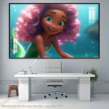 file tranh tre em khu vuon than tien cong chua 3953