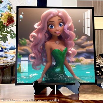 file tranh tre em khu vuon than tien cong chua 3955