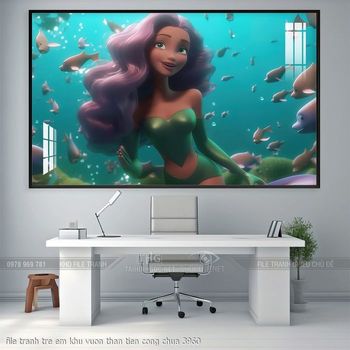 file tranh tre em khu vuon than tien cong chua 3960