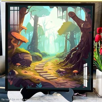 file tranh tre em khu vuon than tien cong chua 3971