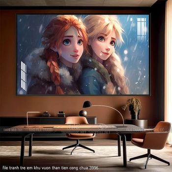 file tranh tre em khu vuon than tien cong chua 3996