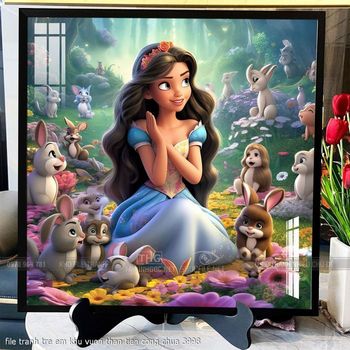 file tranh tre em khu vuon than tien cong chua 3998