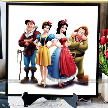 file tranh tre em khu vuon than tien cong chua 4002