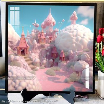 file tranh tre em khu vuon than tien cong chua 4011