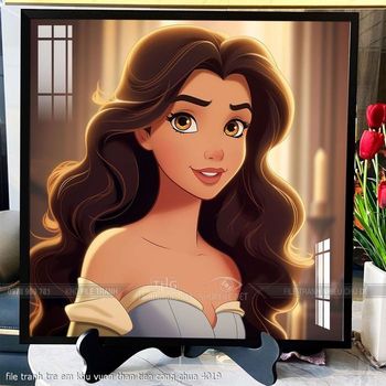 file tranh tre em khu vuon than tien cong chua 4019