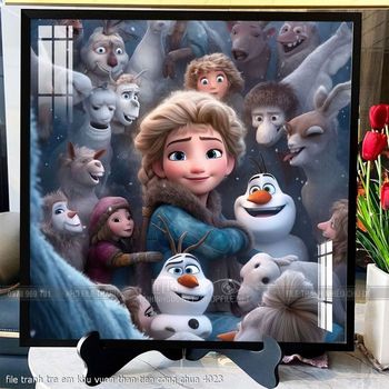 file tranh tre em khu vuon than tien cong chua 4023