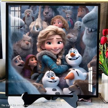 file tranh tre em khu vuon than tien cong chua 4024