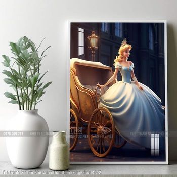 file tranh tre em khu vuon than tien cong chua 4042