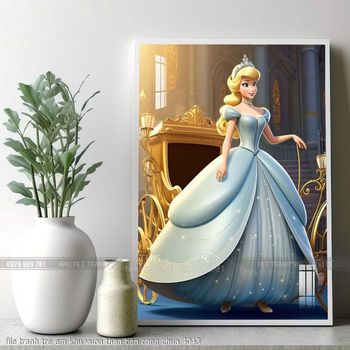 file tranh tre em khu vuon than tien cong chua 4043