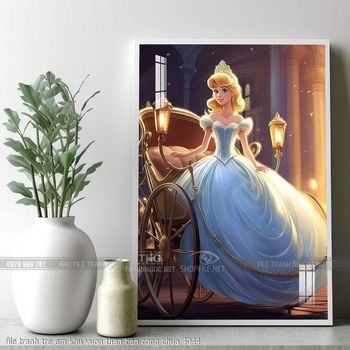 file tranh tre em khu vuon than tien cong chua 4044