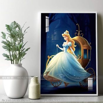 file tranh tre em khu vuon than tien cong chua 4047