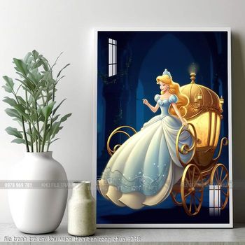 file tranh tre em khu vuon than tien cong chua 4048