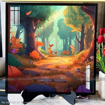 file tranh tre em khu vuon than tien cong chua 4061