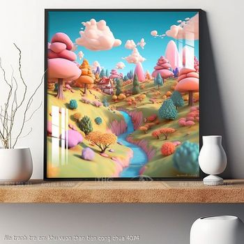 file tranh tre em khu vuon than tien cong chua 4074