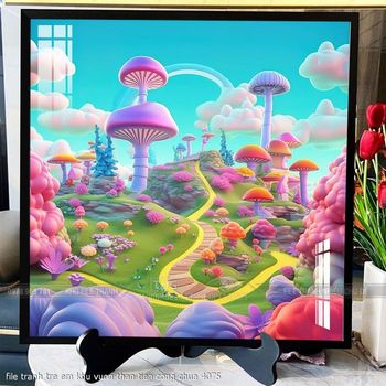 file tranh tre em khu vuon than tien cong chua 4075