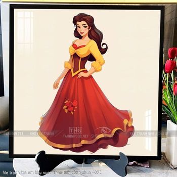 file tranh tre em khu vuon than tien cong chua 4082