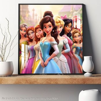 file tranh tre em khu vuon than tien cong chua 4087