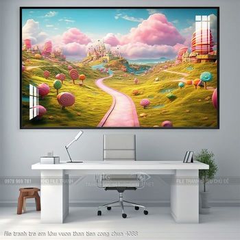 file tranh tre em khu vuon than tien cong chua 4088