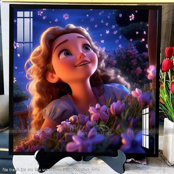 file tranh tre em khu vuon than tien cong chua 4096