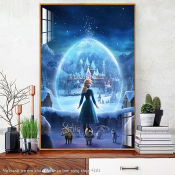 file tranh tre em khu vuon than tien cong chua 4101