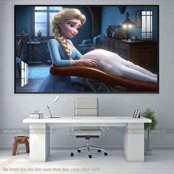 file tranh tre em khu vuon than tien cong chua 4105