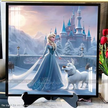 file tranh tre em khu vuon than tien cong chua 4111