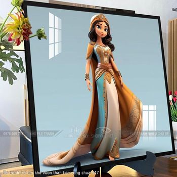 file tranh tre em khu vuon than tien cong chua 647