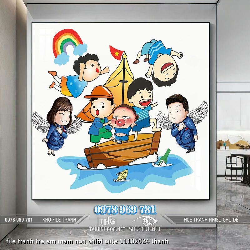 file tranh tre em mam non chibi cute 11102024 thanh