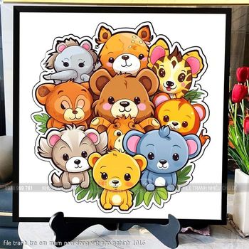 file tranh tre em mam non dong vat ngo nghinh 1016