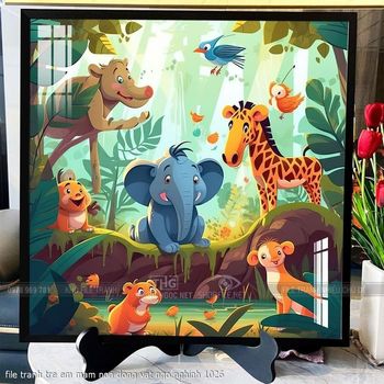 file tranh tre em mam non dong vat ngo nghinh 1026