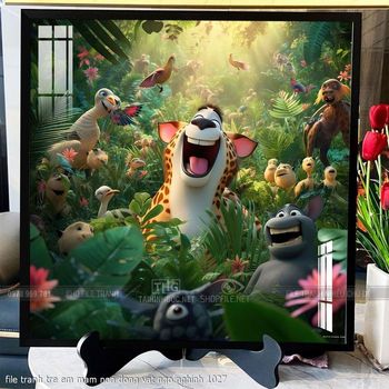 file tranh tre em mam non dong vat ngo nghinh 1027