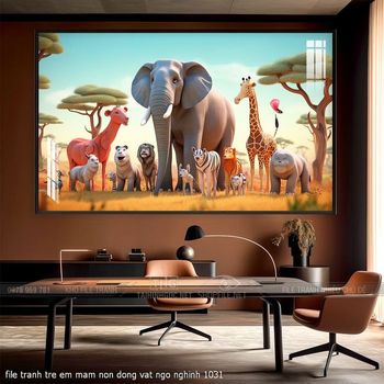 file tranh tre em mam non dong vat ngo nghinh 1031