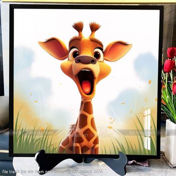 file tranh tre em mam non dong vat ngo nghinh 1036