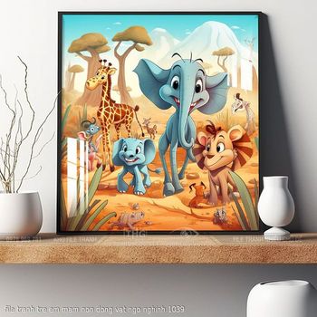 file tranh tre em mam non dong vat ngo nghinh 1039