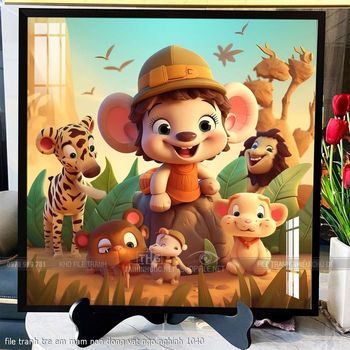 file tranh tre em mam non dong vat ngo nghinh 1040