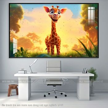 file tranh tre em mam non dong vat ngo nghinh 1048