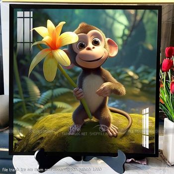 file tranh tre em mam non dong vat ngo nghinh 1080