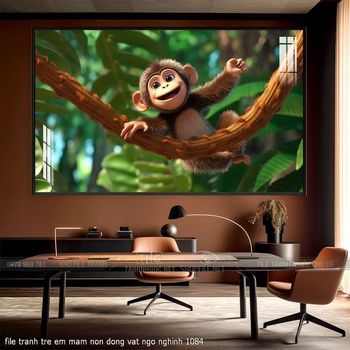 file tranh tre em mam non dong vat ngo nghinh 1084