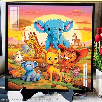 file tranh tre em mam non dong vat ngo nghinh 1118