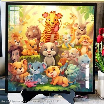 file tranh tre em mam non dong vat ngo nghinh 1122