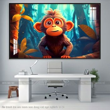 file tranh tre em mam non dong vat ngo nghinh 1126