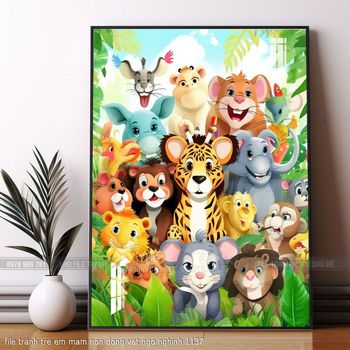 file tranh tre em mam non dong vat ngo nghinh 1137