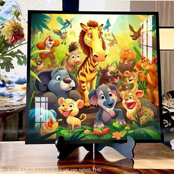 file tranh tre em mam non dong vat ngo nghinh 1145