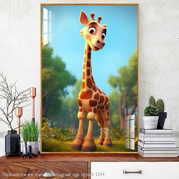 file tranh tre em mam non dong vat ngo nghinh 1154