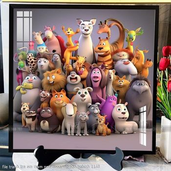 file tranh tre em mam non dong vat ngo nghinh 1168