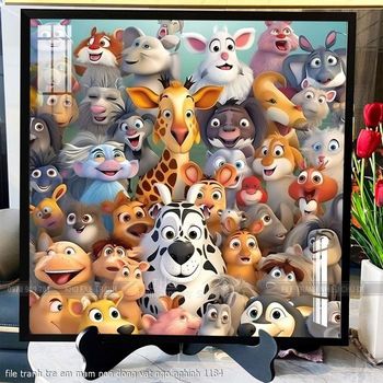 file tranh tre em mam non dong vat ngo nghinh 1184