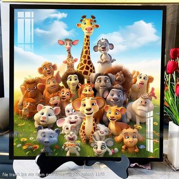 file tranh tre em mam non dong vat ngo nghinh 1198